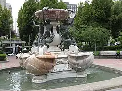 Фонтан черепах. Реплика в парке Сан-Франциско