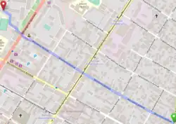 На карте города