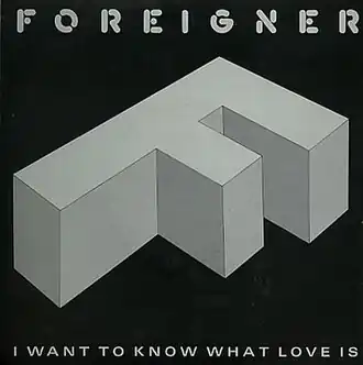 Обложка сингла Foreigner «I Want to KnowWhat Love Is» (1984)