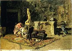 Фортуни, МарианоЛюбители гравюр, 1867. Дерево, масло. 53х71. Приобретена 25 февраля 1892 года через торговый дом «Буссо и Валадон» за 60 000 франков.