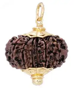 Подвеска из плода рудракши — 14 «лиц».