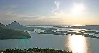 Френ-фьорд и Мальме-фьорд летом 2004 года.