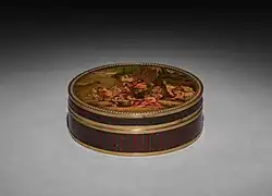 Табакерка по рисунку Ф. Буше. Фабрика Мартен