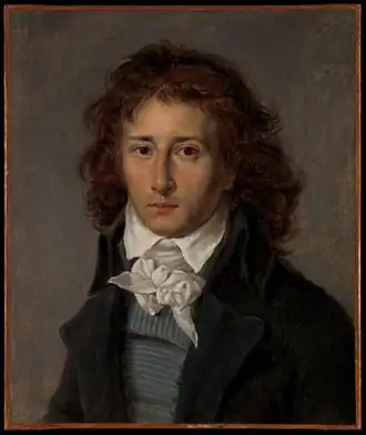 А. Ж. Гро. Портрет Франсуа Жерара. Около 1790Холст, масло. 56,2 × 47,3 смМетрополитен-музей, Нью-Йорк