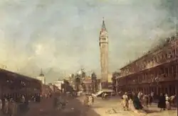 Площадь Сан-Марко в Венеции. Между 1760 и 1770. Холст, масло. Академия Каррары, Бергамо