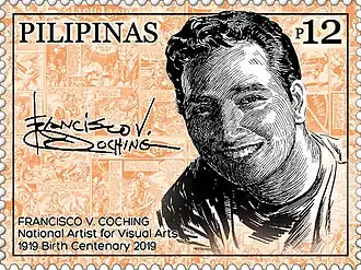 Франсиско Кочинг на почтовой марке Филиппин. 2019 г.