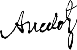 Изображение автографа