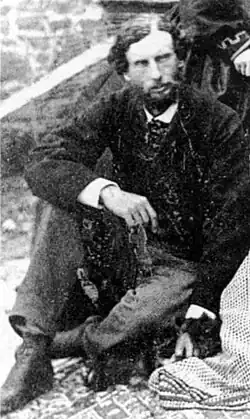 Калверт в 1866 году (часть группового фото)