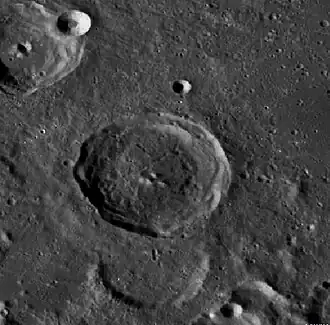 Снимок зонда Lunar Reconnaissance Orbiter.