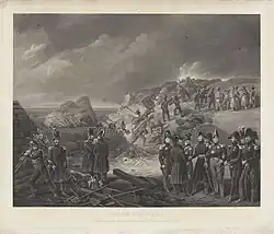 Осада Антверпена (1832). С оригинала Лорана Жозефа Пеллетье