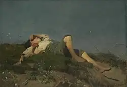 Ф. фон Ленбах. Пастушок. 1860