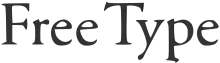 Логотип программы FreeType