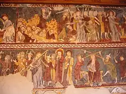 Фреска XIV века