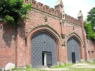 Вид на Фридландские ворота.