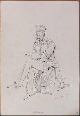 Портрет Ф. А. Шванебаха работы Т. Горшельта. 1859 год. Музей Российской академии художеств