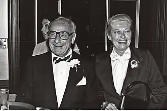 С мужем Фрицем, 1979 год.