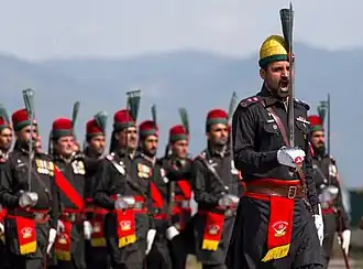 Пограничный корпус Пакистана на параде