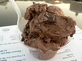 Замороженный заварной крем со вкусом шоколада