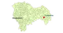 Расположение муниципалитета на карте провинции