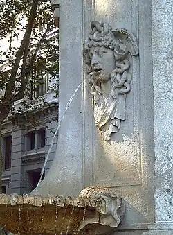 Фрагмент «Фонтана Аполлона» в Мадриде, 1780—1803 гг.