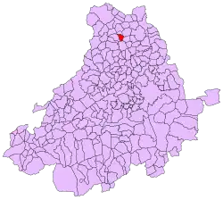 Расположение муниципалитета на карте провинции
