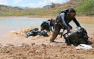 команда UEI на соревнованиях спецназа в Колумбии (28 июля 2014)