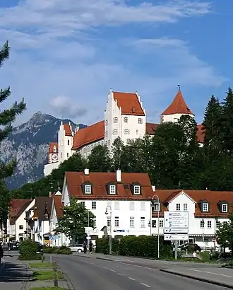 Вид замка с западной стороны