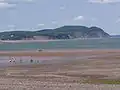 Ле-Плаж-д'Алма во время отлива фр. Le plage d'Alma à basse marée