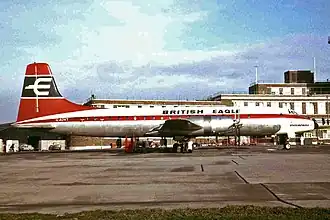Bristol Britannia 312 компании British Eagle