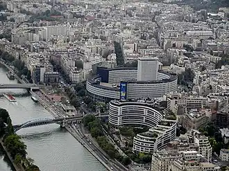 The Maison de la Radio (16-й округ), архитектор Генри Бернард (1953—1963)