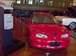 C
          
            x
          
        
        =
        0,195
      
    
    {\displaystyle C_{x}=0{,}195}
  
 — General Motors EV1, 1996