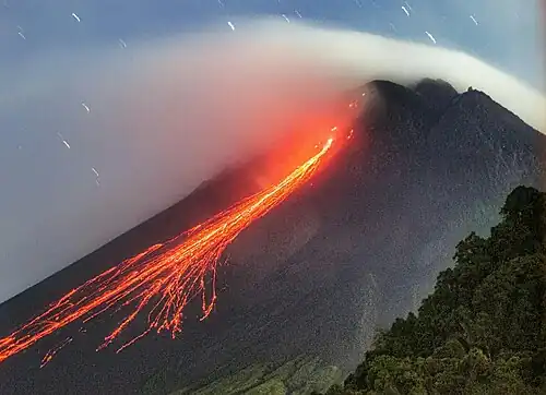 Извержение вулкана Мерапи в 2010 году