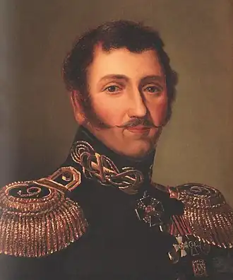 портрет работы неизвестного художника,1912 г. (ЦВММ) Исполнен по заказу музея на основе литографии 1830-х гг.