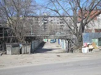 Остатки Белоглинского оврага, под которым проходит русло реки