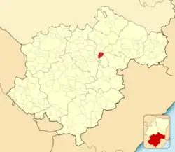 Расположение муниципалитета на карте провинции