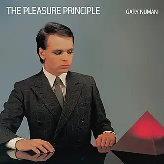 Обложка альбома Гэри Ньюмана «The Pleasure Principle» (1979)