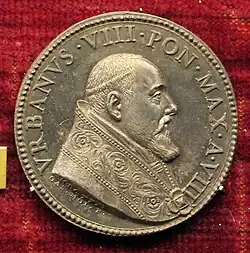 Папа римский Урбан VIII. 1631. Медаль