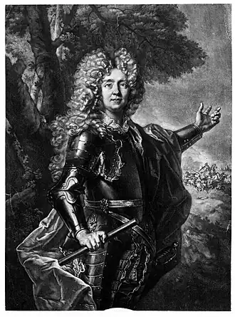 Гравюра с портрета работы Иасента Риго (1692)