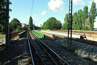 Виадук линии №249 в районе Млынишка,перед транспортным узлом Клинична.