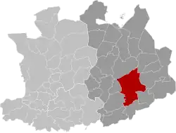 Расположение муниципалитета на карте провинции