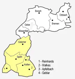 Рокенштуль на карте городского округа
