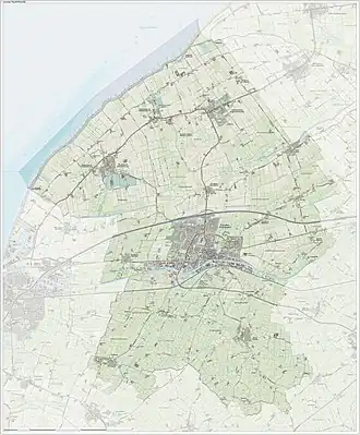 Франекерадел на карте