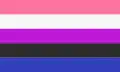Флаг гендерфлюидов