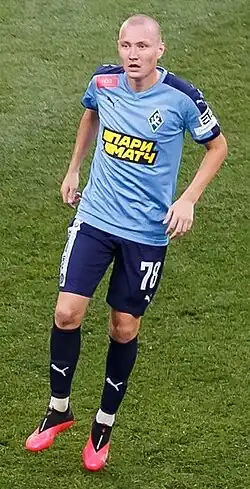 Киселёв в составе «Крыльев Советов» в 2020 г.