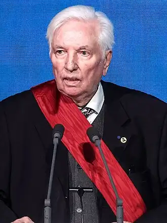 На торжественном вечере по случаю 300-летия Российской академии наук, 2024 г.