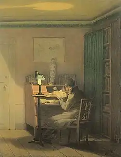 Элегантный читатель. 1812. Холст, масло. Музей замка, Веймар