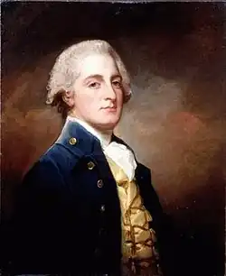 Джордж Боскауэн в 1784 году,  художник Джордж Ромни