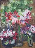 Цветочный натюрморт с амариллисами, 1928