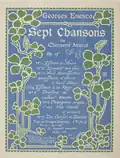 Sept chansons de Clément Marot, opus 15 Georges Enesco, 1909