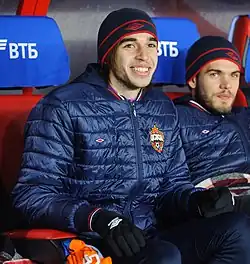 В составе ЦСКА в 2018 г.